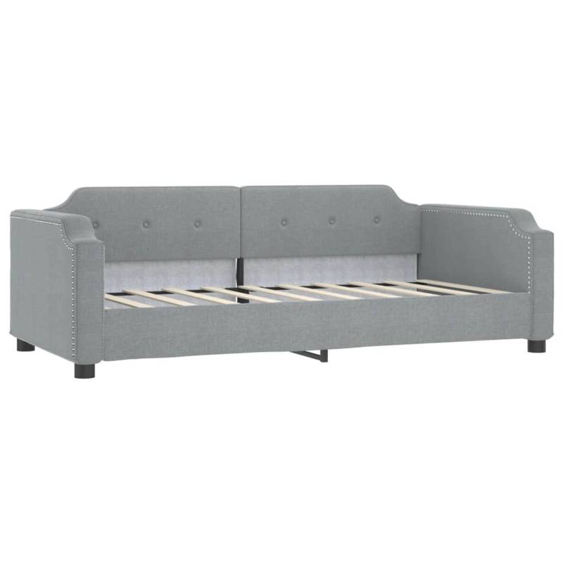 vidaXL Tagesbett Hellgrau 80x200 cm Stoff1851845 von VIDAXL