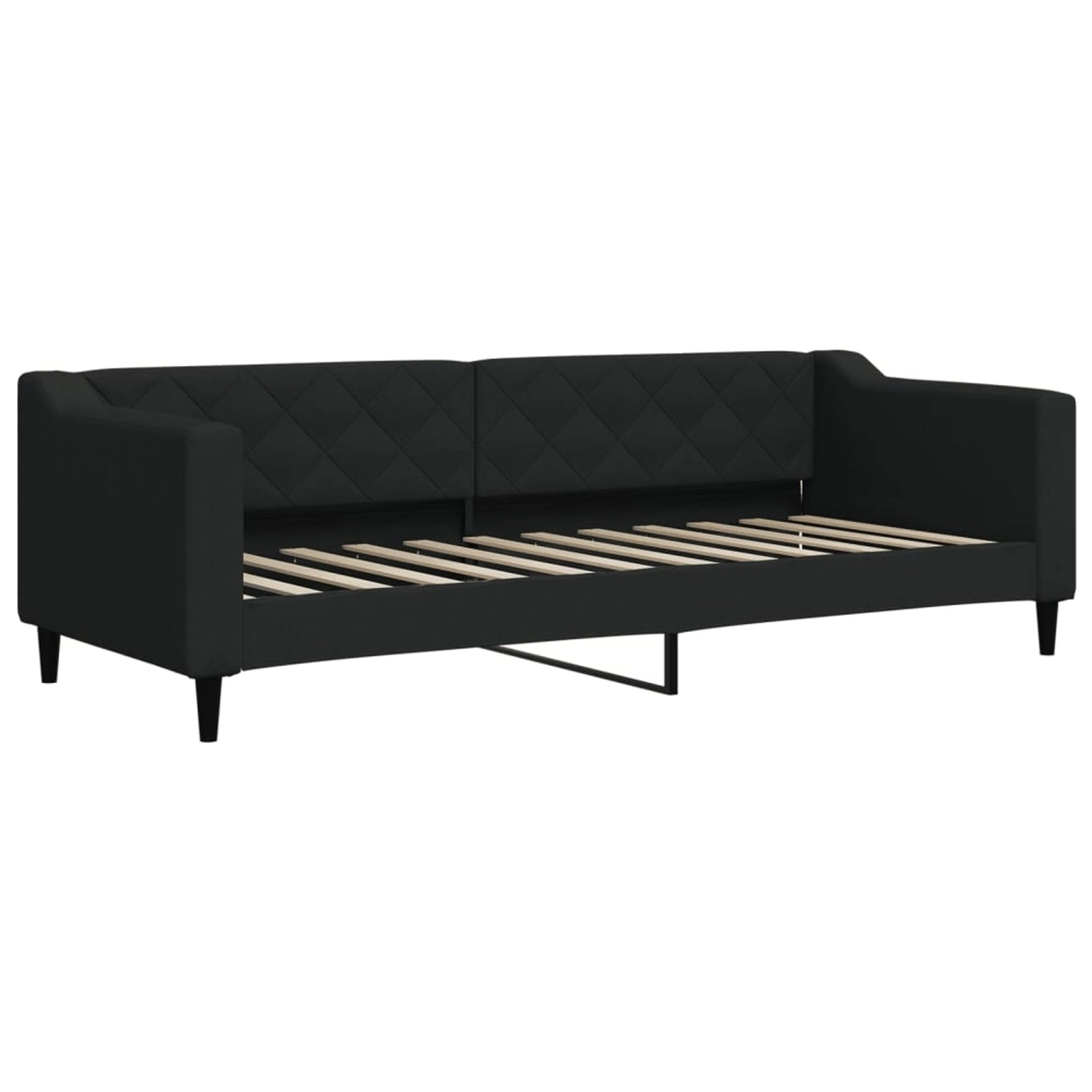 vidaXL Tagesbett Schwarz 80x200 cm Stoff1851846 vidaXL Tagesbett Schwarz 80x200 cm Stoff1851846 von VIDAXL