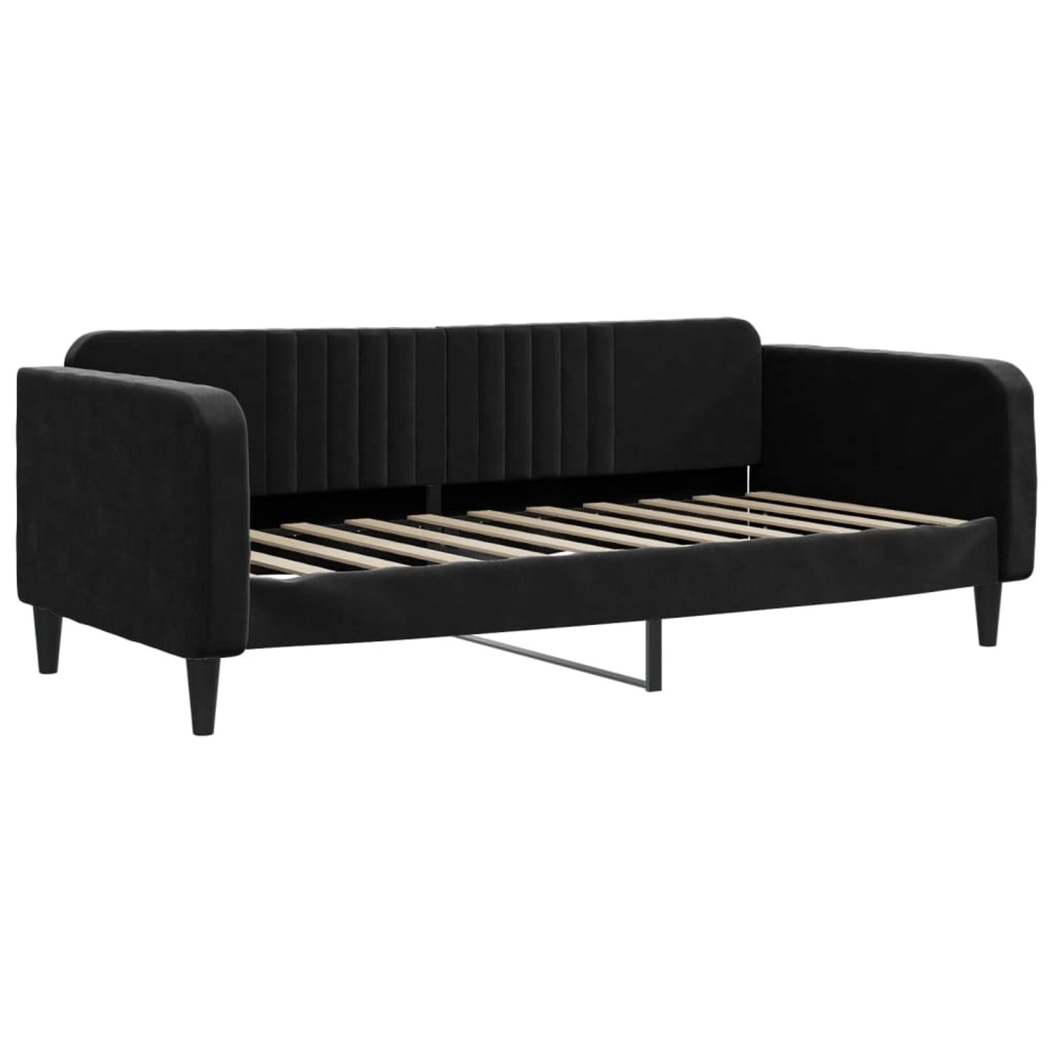 vidaXL Tagesbett Schwarz 90x190 cm Samt1842555 vidaXL Tagesbett Schwarz 90x190 cm Samt1842555 von VIDAXL