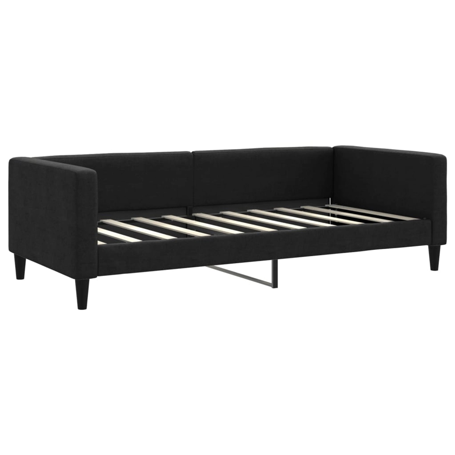 vidaXL Tagesbett Schwarz 90x190 cm Stoff1842538 vidaXL Tagesbett Schwarz 90x190 cm Stoff1842538 von VIDAXL