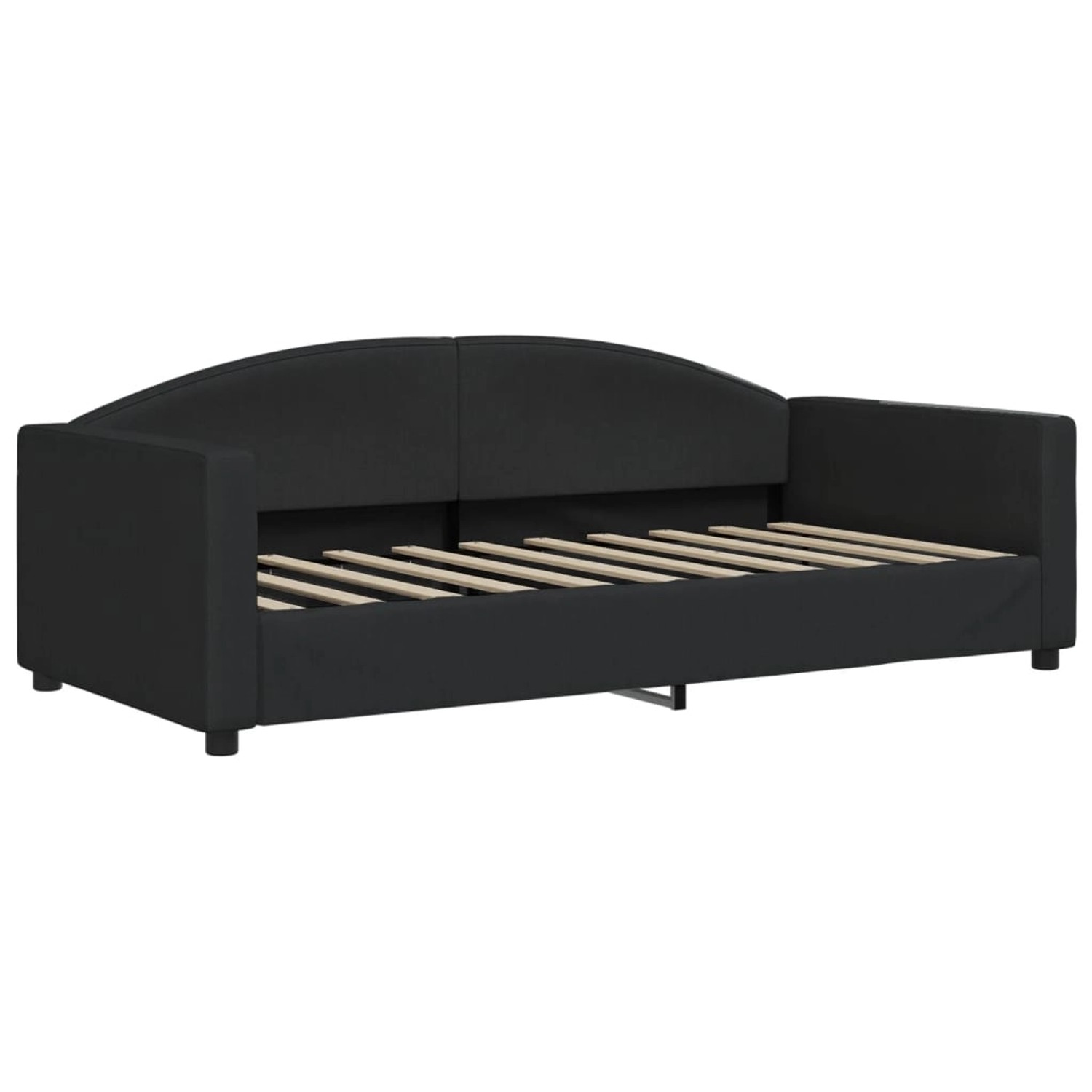 vidaXL Tagesbett Schwarz 90x190 cm Stoff1846385 vidaXL Tagesbett Schwarz 90x190 cm Stoff1846385 von VIDAXL