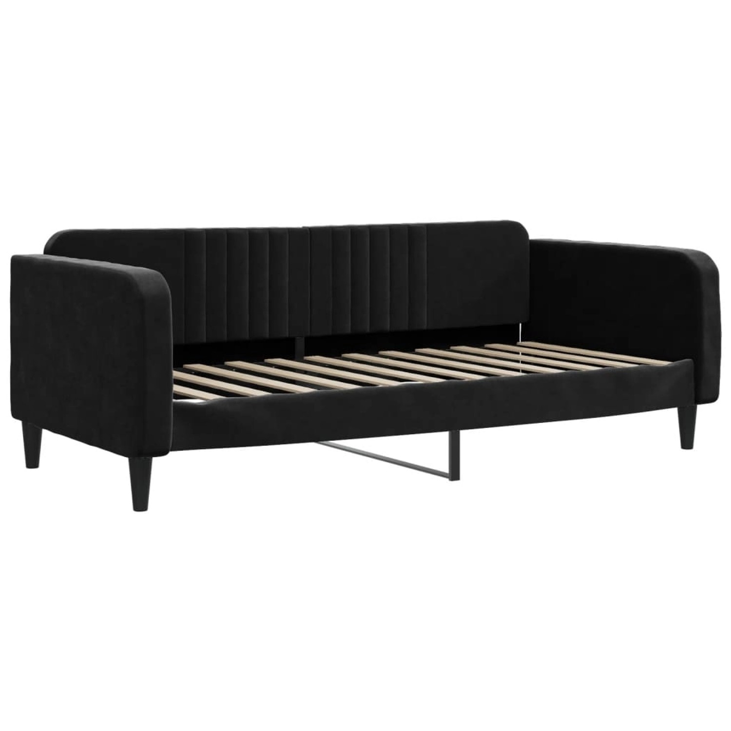 vidaXL Tagesbett Schwarz 90x200 cm Samt1842608 vidaXL Tagesbett Schwarz 90x200 cm Samt1842608 von VIDAXL