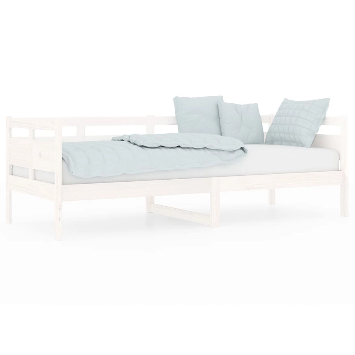 vidaXL Tagesbett Weiß Massivholz Kiefer 80x200 cm1279819 vidaXL Tagesbett Weiß Massivholz Kiefer 80x200 cm1279819 von VIDAXL