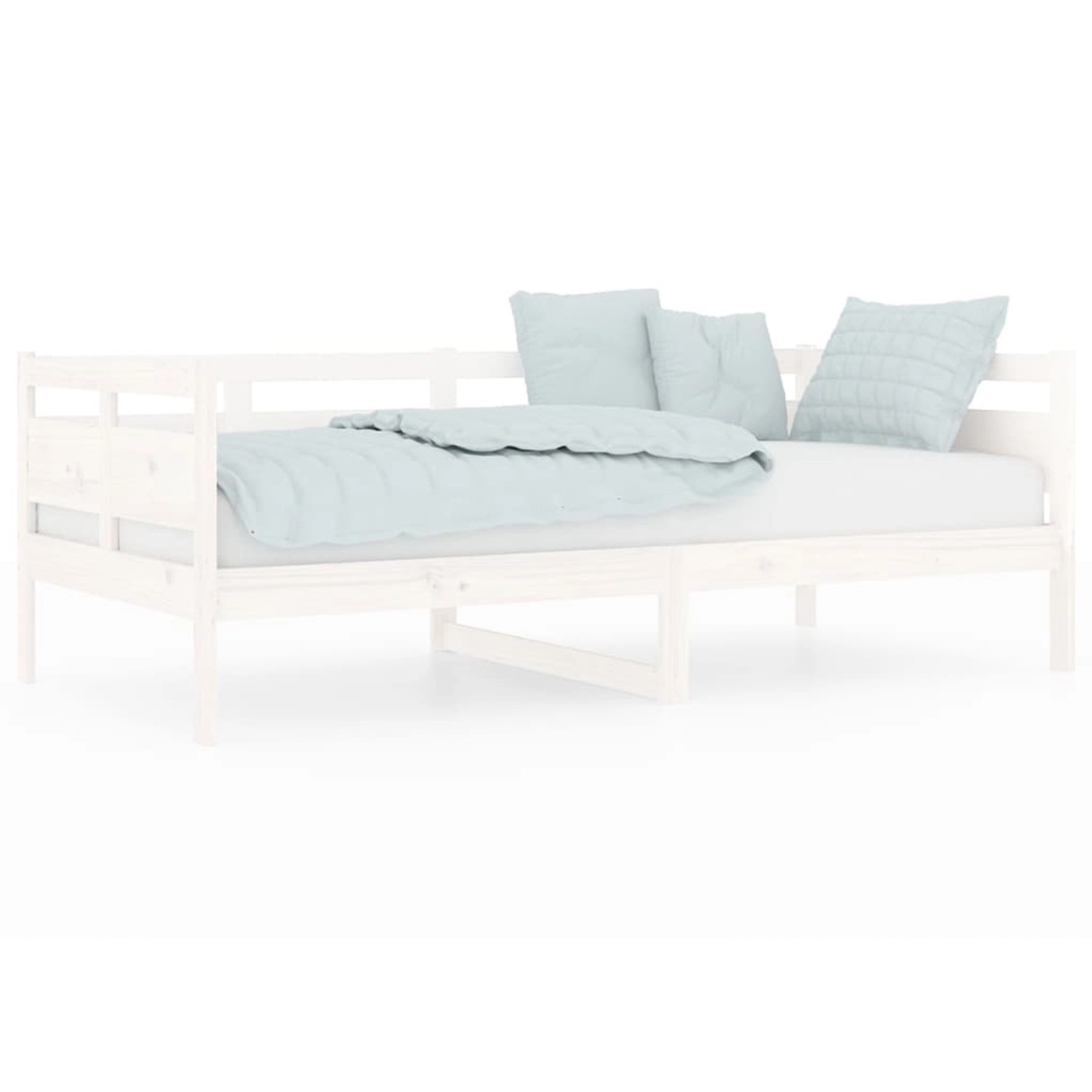 vidaXL Tagesbett Weiß Massivholz Kiefer 90x190 cm1279824 vidaXL Tagesbett Weiß Massivholz Kiefer 90x190 cm1279824 von VIDAXL