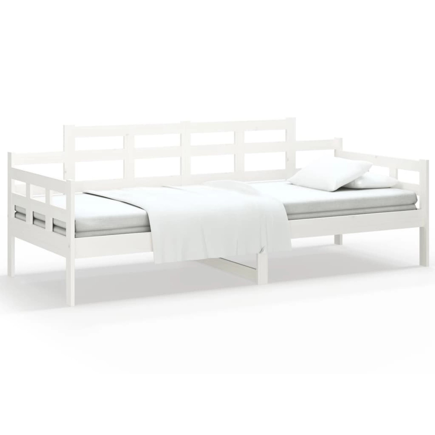 vidaXL Tagesbett Weiß Massivholz Kiefer 90x190 cm1279854 vidaXL Tagesbett Weiß Massivholz Kiefer 90x190 cm1279854 von VIDAXL