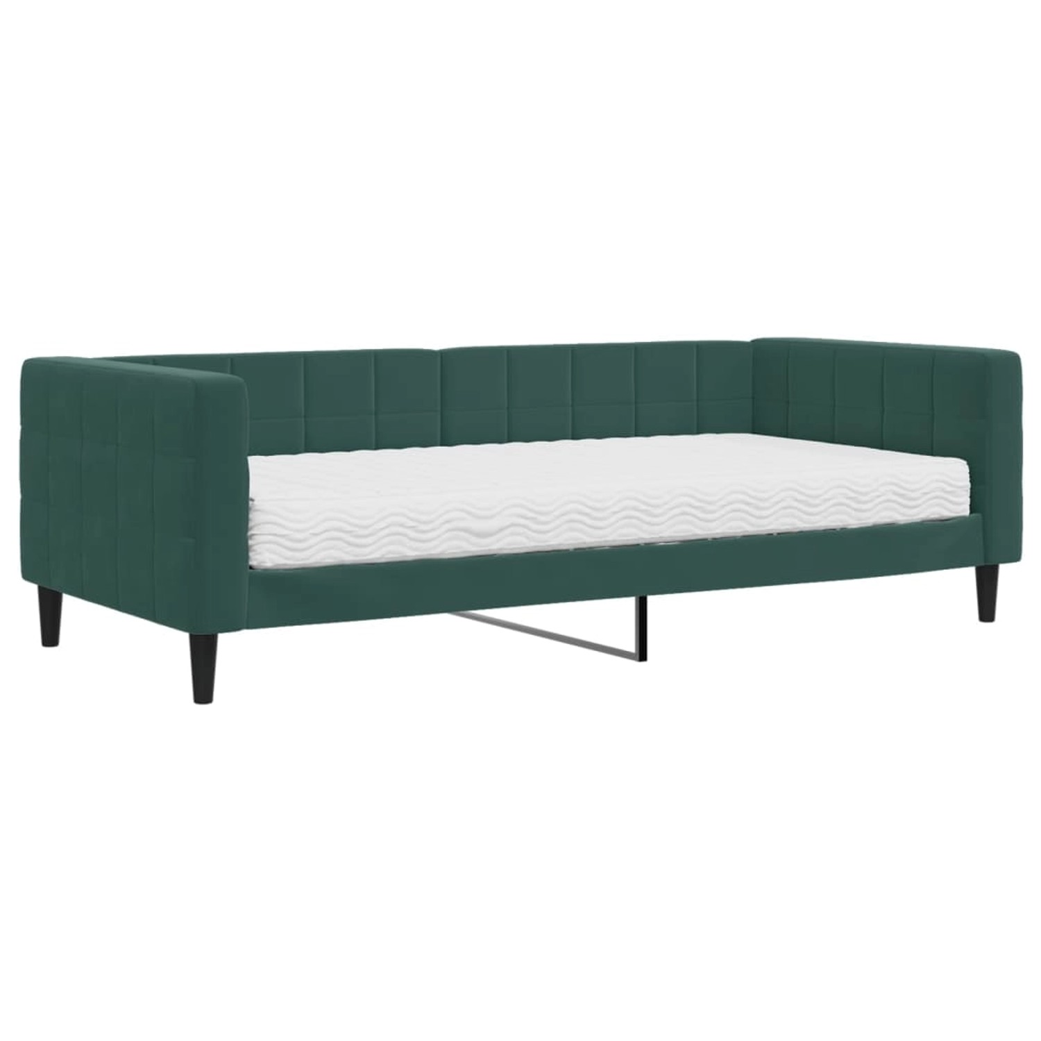 vidaXL Tagesbett mit Matratze Dunkelgrün 90x200 cm Samt1843225 vidaXL Tagesbett mit Matratze Dunkelgrün 90x200 cm Samt1843225 von VIDAXL