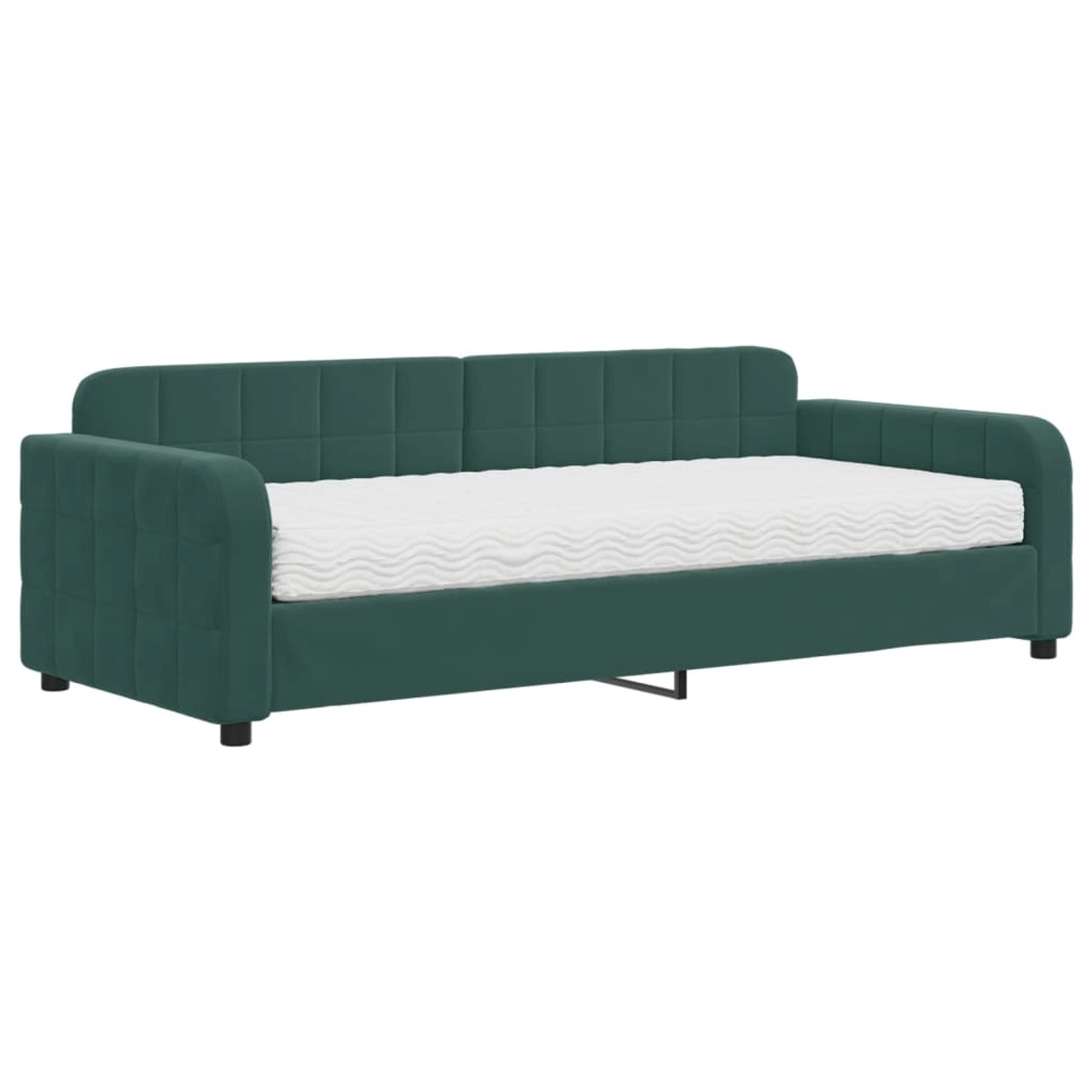 vidaXL Tagesbett mit Matratze Dunkelgrün 90x200 cm Samt1843898 vidaXL Tagesbett mit Matratze Dunkelgrün 90x200 cm Samt1843898 von VIDAXL