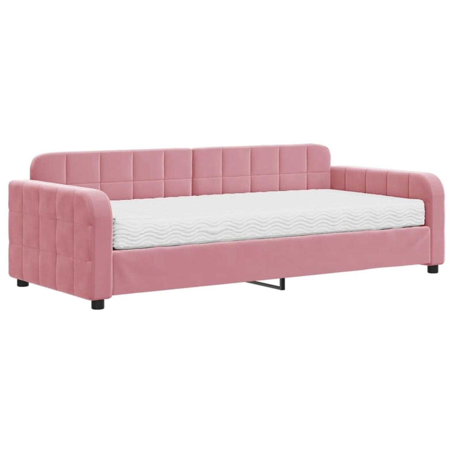 vidaXL Tagesbett mit Matratze Rosa 90x200 cm Samt1843890 vidaXL Tagesbett mit Matratze Rosa 90x200 cm Samt1843890 von VIDAXL