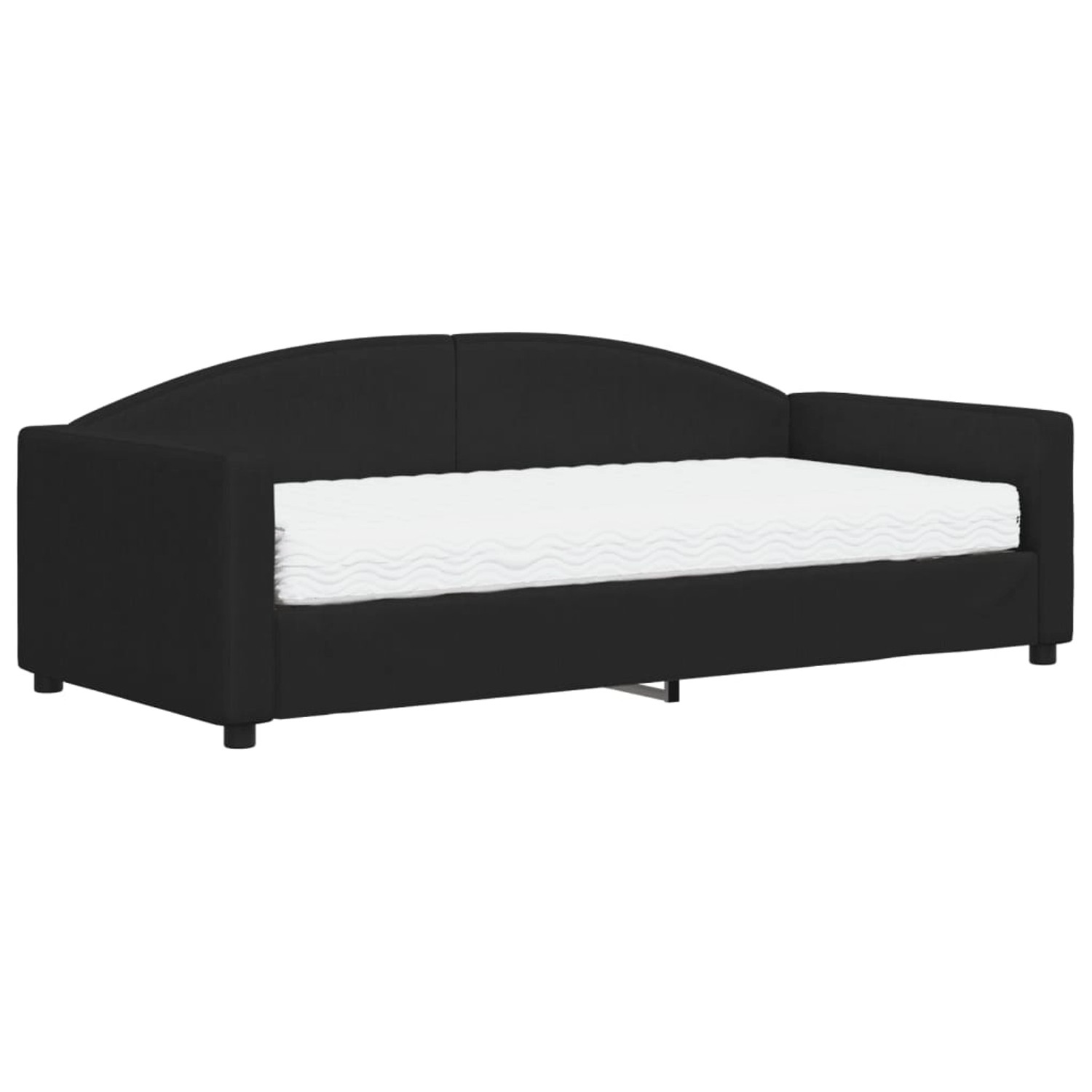 vidaXL Tagesbett mit Matratze Schwarz 90x190 cm Stoff1843261 vidaXL Tagesbett mit Matratze Schwarz 90x190 cm Stoff1843261 von VIDAXL