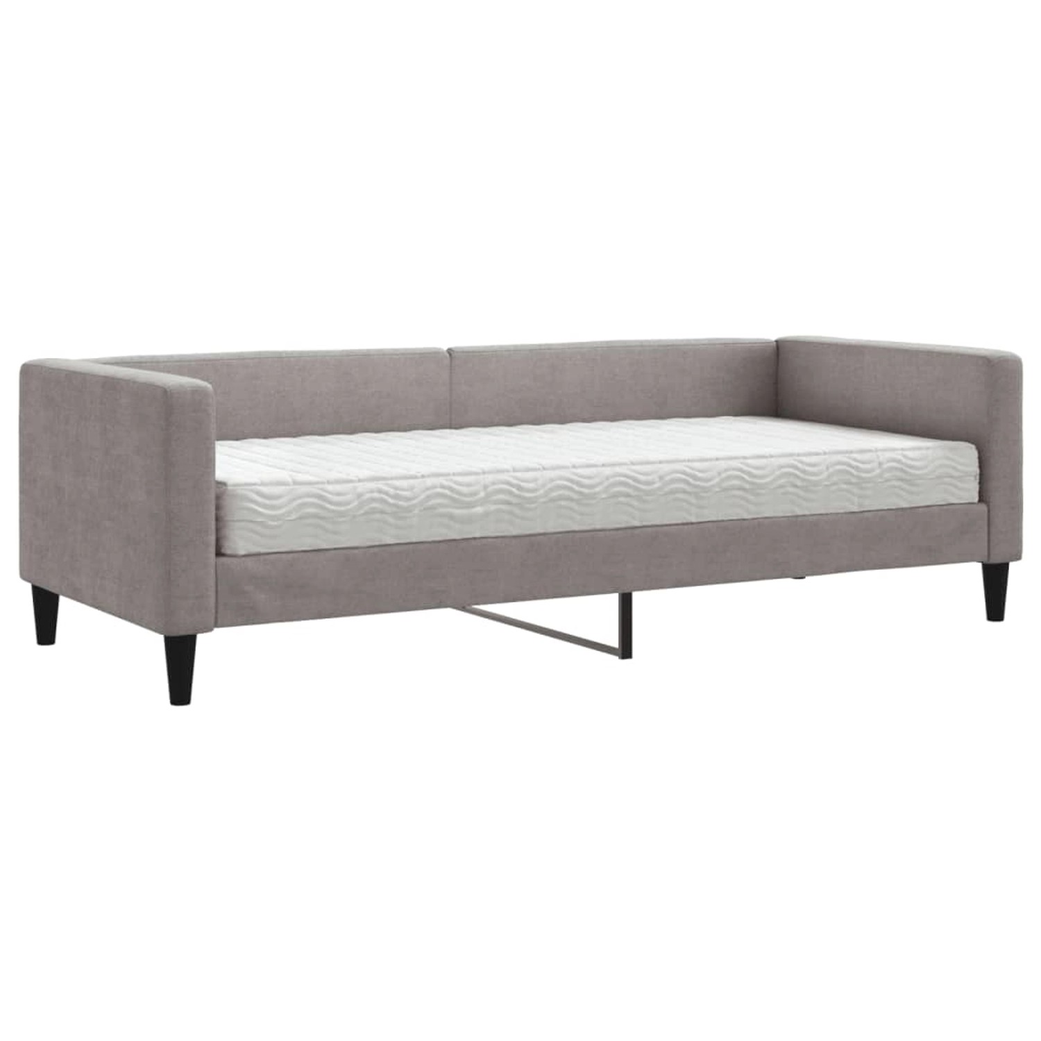 vidaXL Tagesbett mit Matratze Taupe 80x200 cm Stoff1846747 vidaXL Tagesbett mit Matratze Taupe 80x200 cm Stoff1846747 von VIDAXL