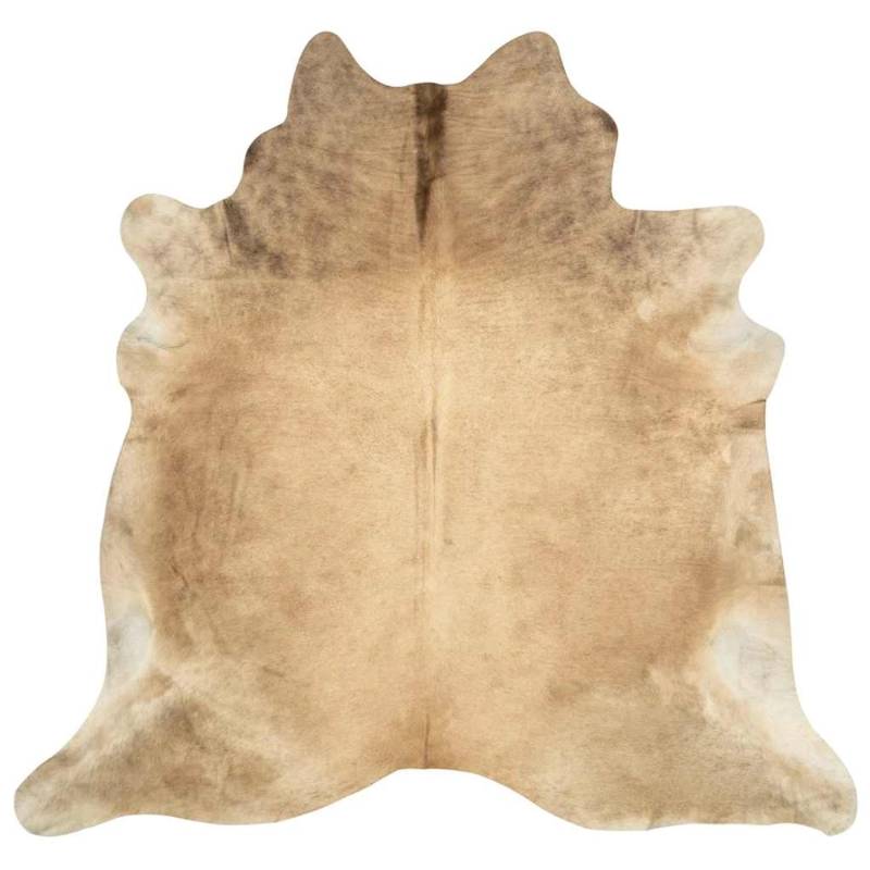 vidaXL Teppich Echtes Rindsleder Beige 180x220 Cm 1932894 von VIDAXL