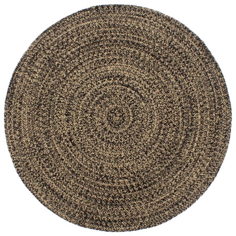 vidaXL Teppich Handgefertigt Jute Schwarz Und Braun 240 Cm 1184050 vidaXL Teppich Handgefertigt Jute Schwarz Und Braun 240 Cm 1184050 von VIDAXL