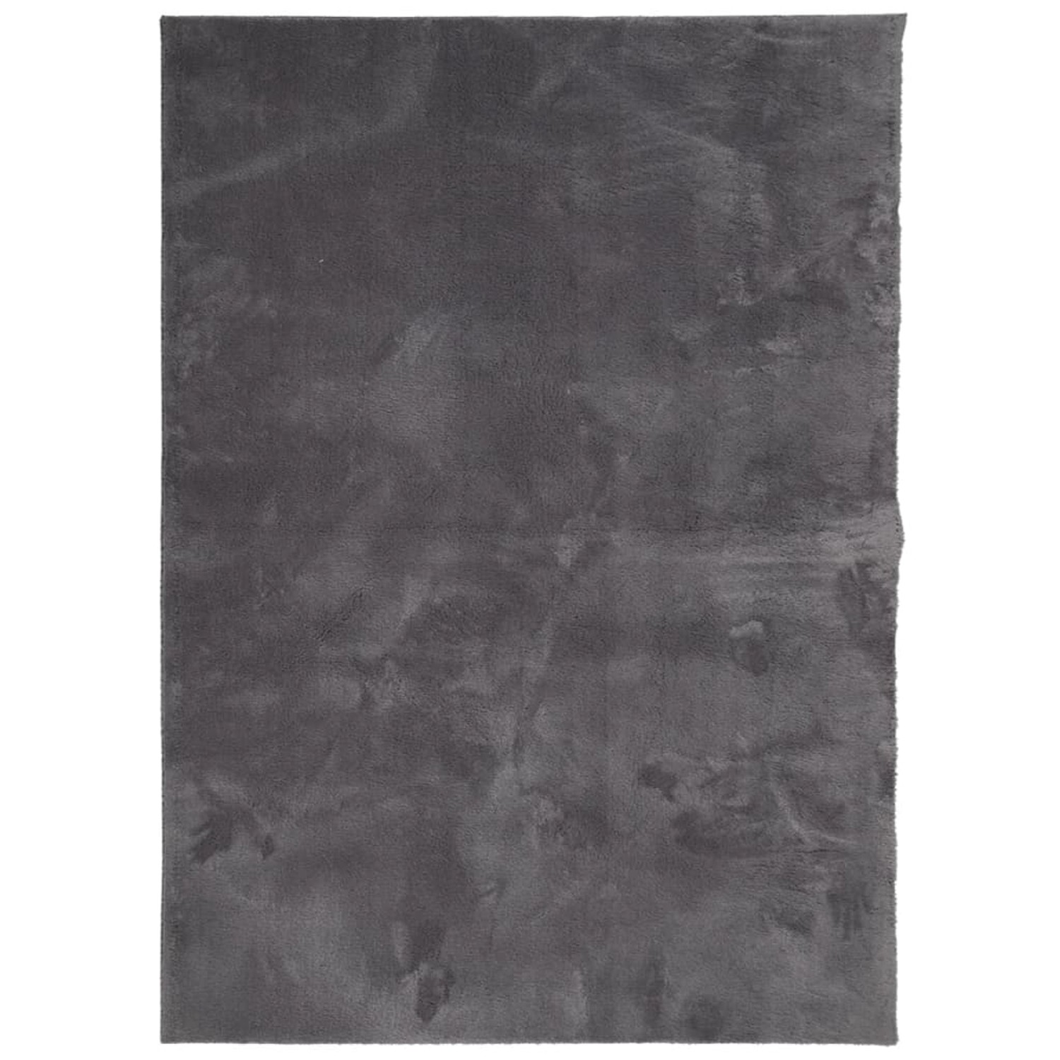 vidaXL Teppich Huarte Kurzflor Weich Und Waschbar Anthrazit 240x340 Cm 1931054 von VIDAXL