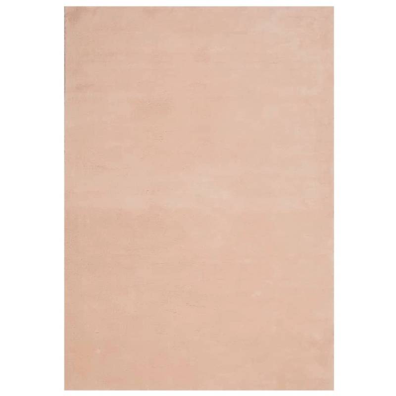 vidaXL Teppich Huarte Kurzflor Weich Und Waschbar Blassrosa 120x170 Cm 1932623 von VIDAXL