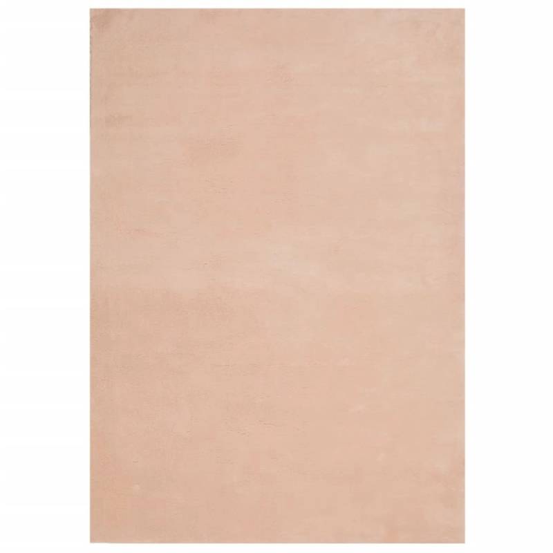 vidaXL Teppich Huarte Kurzflor Weich Und Waschbar Blassrosa 140x200 Cm 1933917 von VIDAXL