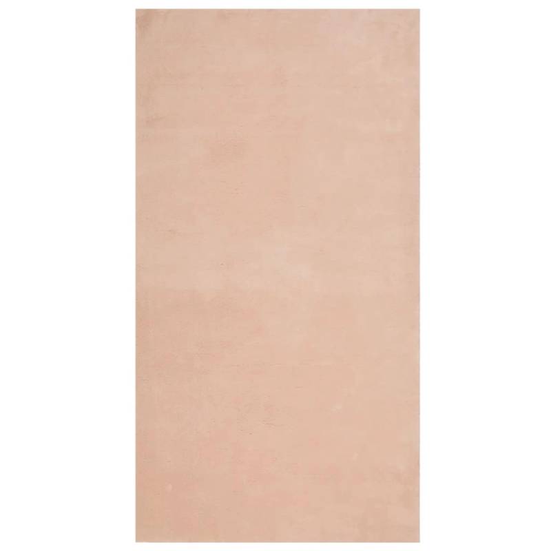 vidaXL Teppich Huarte Kurzflor Weich Und Waschbar Blassrosa 80x150 Cm 1933915 von VIDAXL