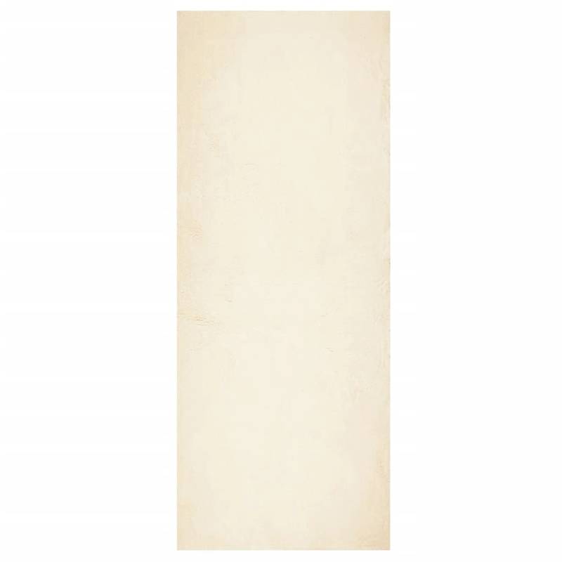 vidaXL Teppich Huarte Kurzflor Weich Und Waschbar Creme 80x200 Cm 1932597 von VIDAXL