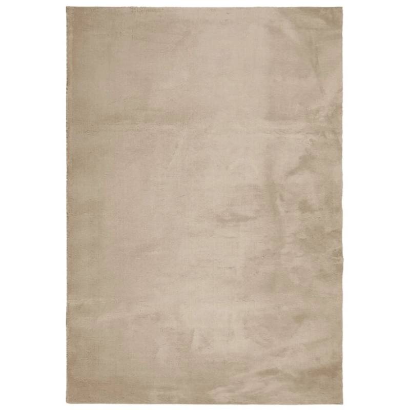 vidaXL Teppich Huarte Kurzflor Weich Und Waschbar Sandfarben 160x230cm 1932601 von VIDAXL