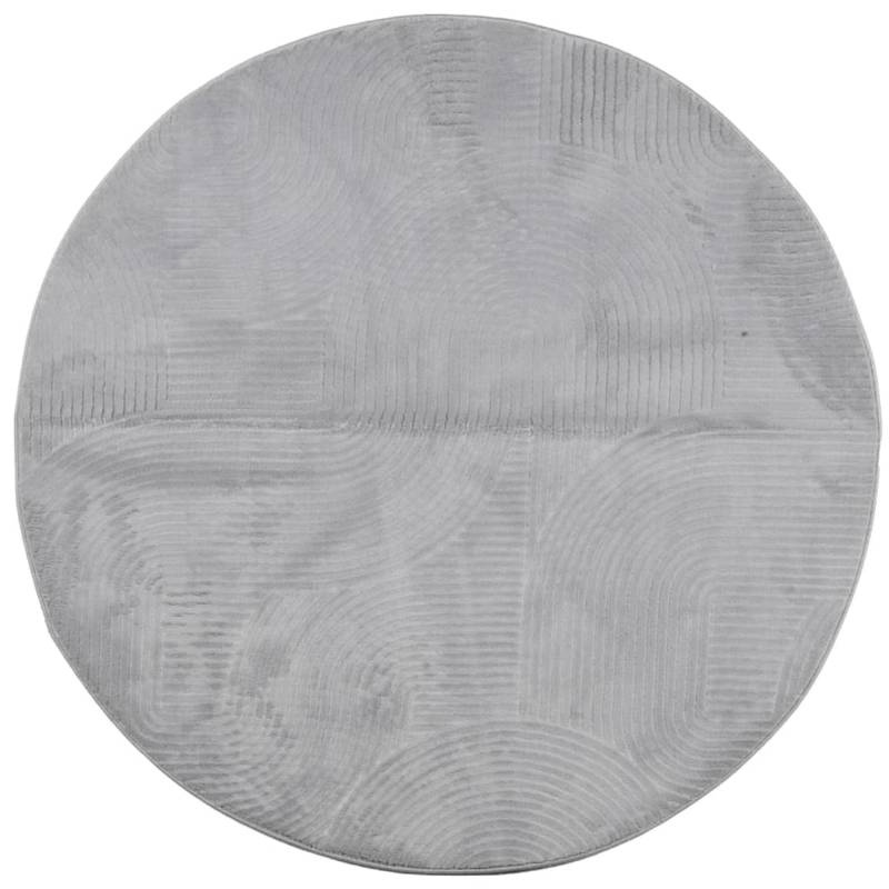 vidaXL Teppich Iza Kurzflor Skandinavischer Look Grau  100 Cm 1946860 von VIDAXL