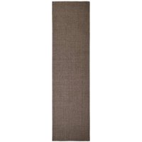 Bonnevie - Teppich,Fußmatte Natur Sisal 80x300 cm Braun vidaXL von BONNEVIE