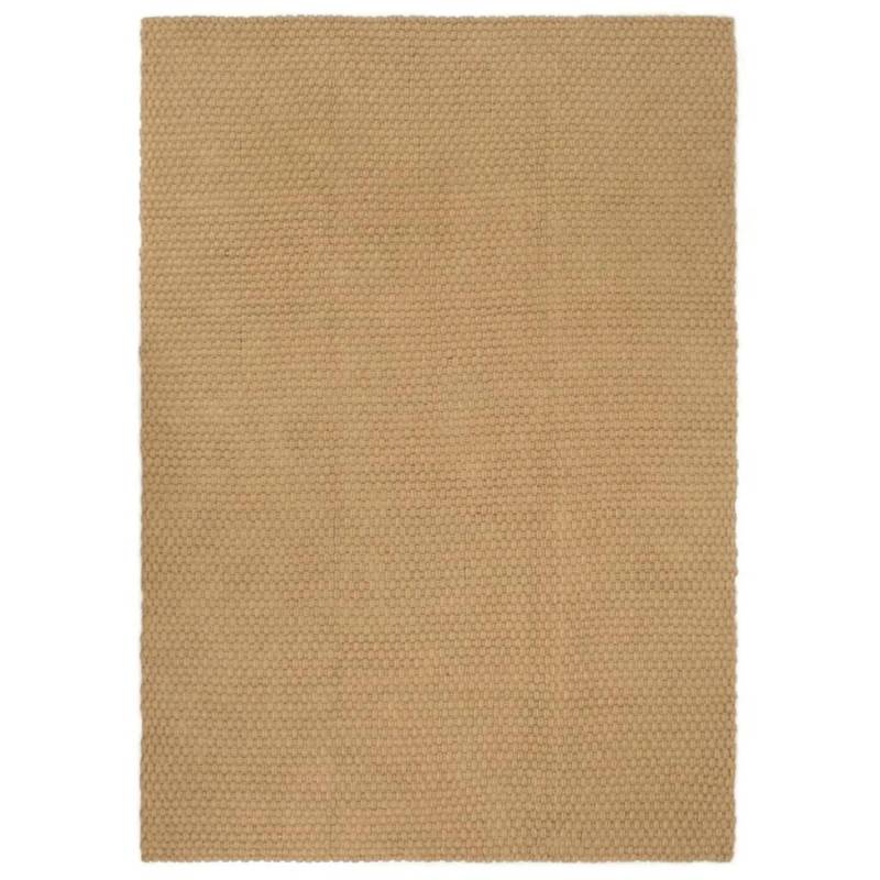 vidaXL Teppich Rechteckig Natur 160x230 Cm Jute 1347664 von VIDAXL
