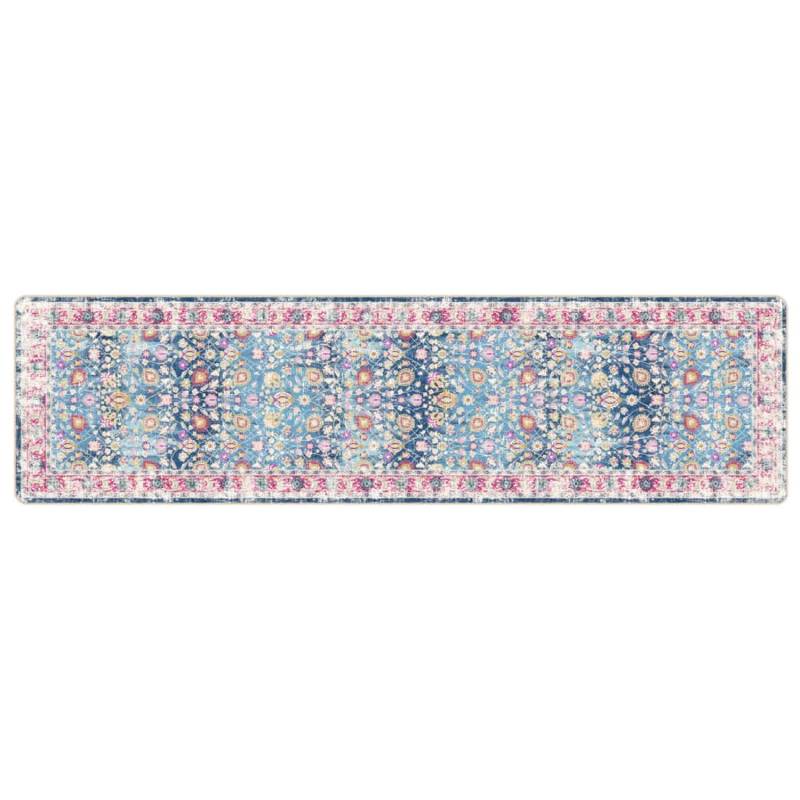 vidaXL Teppich Waschbar Mehrfarbig 80x300 Cm Rutschfest 1927685 von VIDAXL