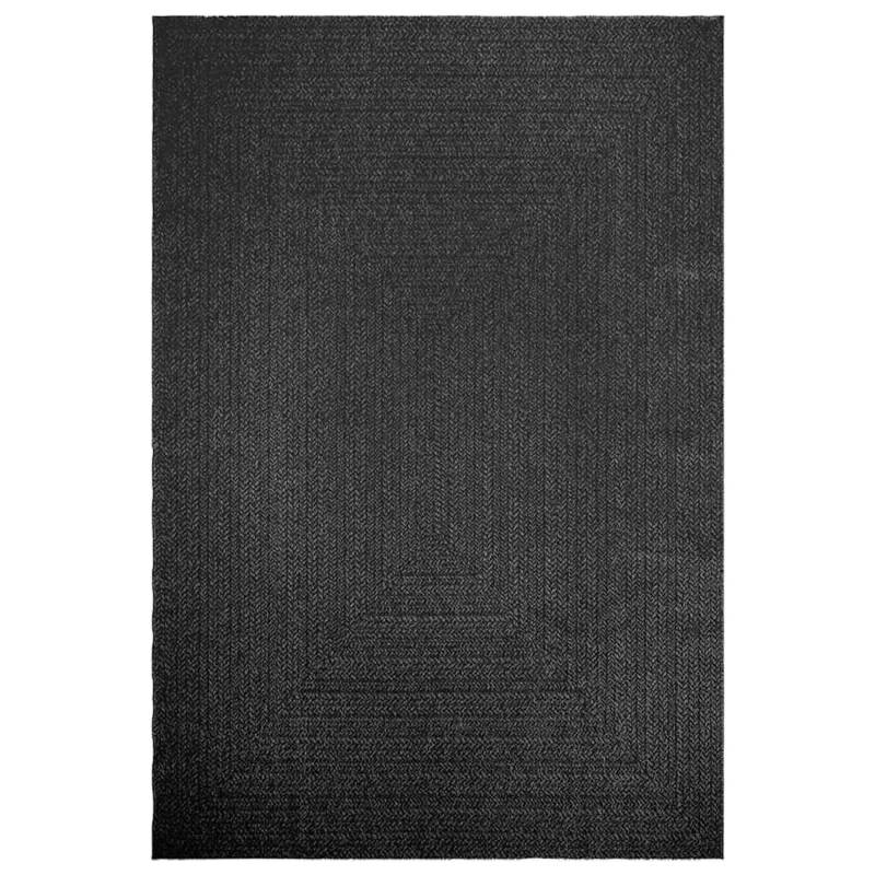 vidaXL Teppich Zizur Anthrazit 200x290cm Juteoptik Indoor Und Outdoor 2232655 von VIDAXL