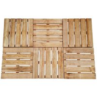vidaXL Terrassenfliesen 6 Stk. 50x50 cm Holz Braun vidaXL Terrassenfliesen 6 Stk. 50x50 cm Holz Braun von VIDAXL