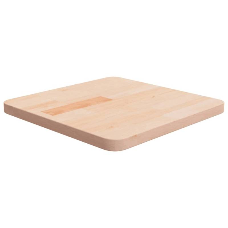 vidaXL Tischplatte Quadratisch 40x40x2,5 cm Eichenholz Unbehandelt von VIDAXL