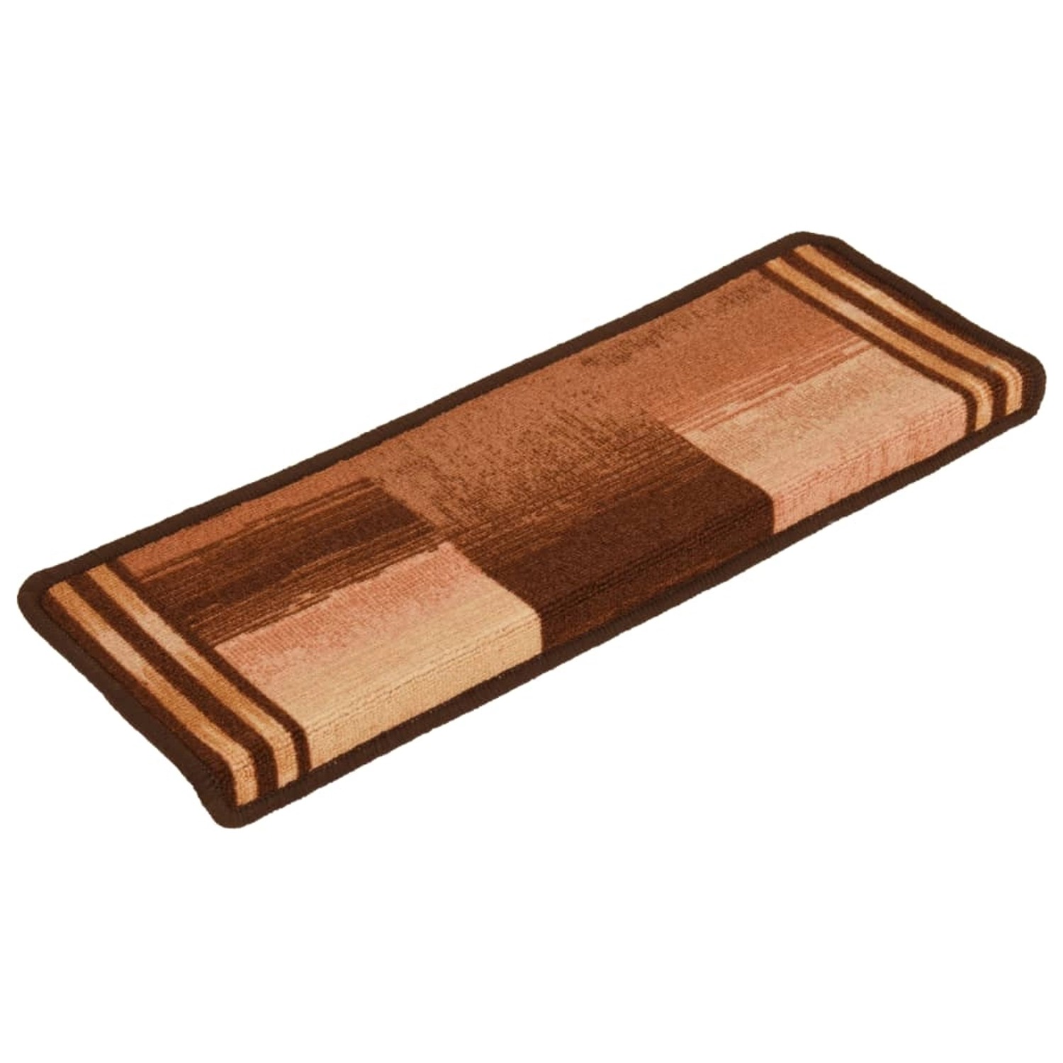 VidaXL Treppenmatten Selbstklebend 15 Stk. 65x21x4 cm Braun VidaXL Treppenmatten Selbstklebend 15 Stk. 65x21x4 cm Braun von VIDAXL