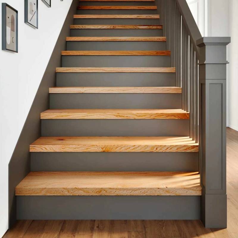 vidaXL Treppenstufen 12 Stk Hellbraun 90x25x2 cm Massivholz Eiche 3282979 vidaXL Treppenstufen 12 Stk Hellbraun 90x25x2 cm Massivholz Eiche 3282979 von VIDAXL
