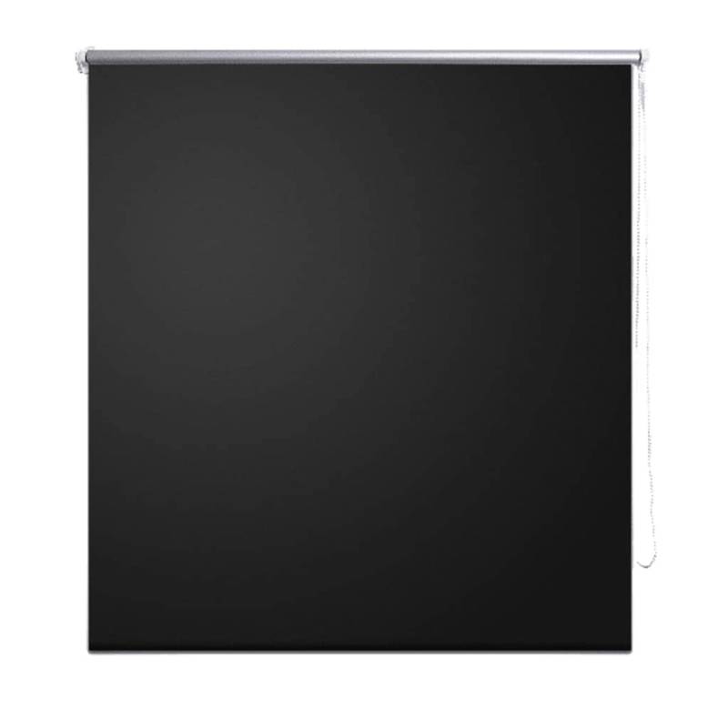 vidaXL Verdunkelungsrollo Rollo 120 x 230 cm Schwarz von VIDAXL