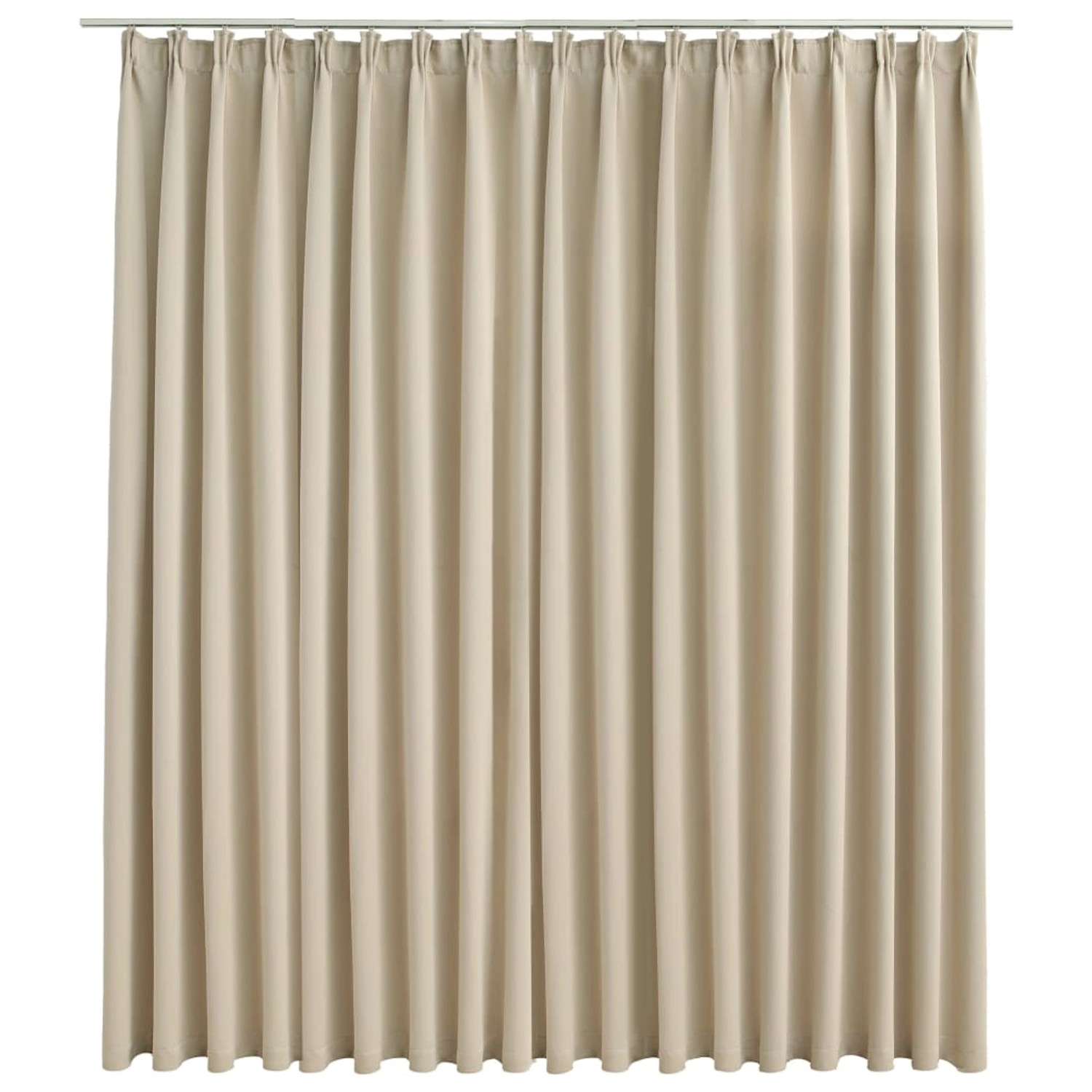 vidaXL Verdunkelungsvorhang mit Haken Beige 290 x 245 cm vidaXL Verdunkelungsvorhang mit Haken Beige 290 x 245 cm von VIDAXL