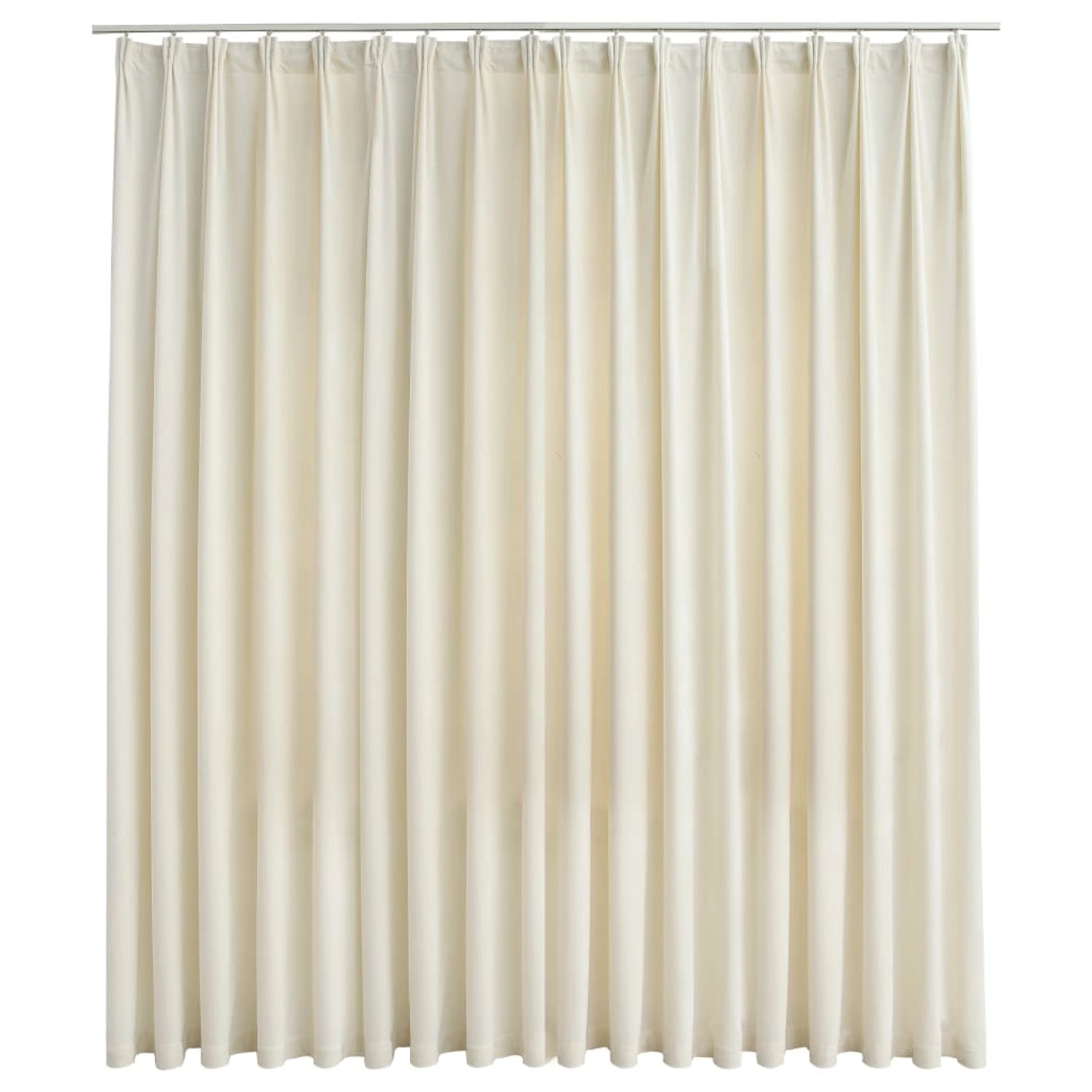 vidaXL Verdunkelungsvorhang mit Haken Samt Creme 290 x 245 cm vidaXL Verdunkelungsvorhang mit Haken Samt Creme 290 x 245 cm von VIDAXL