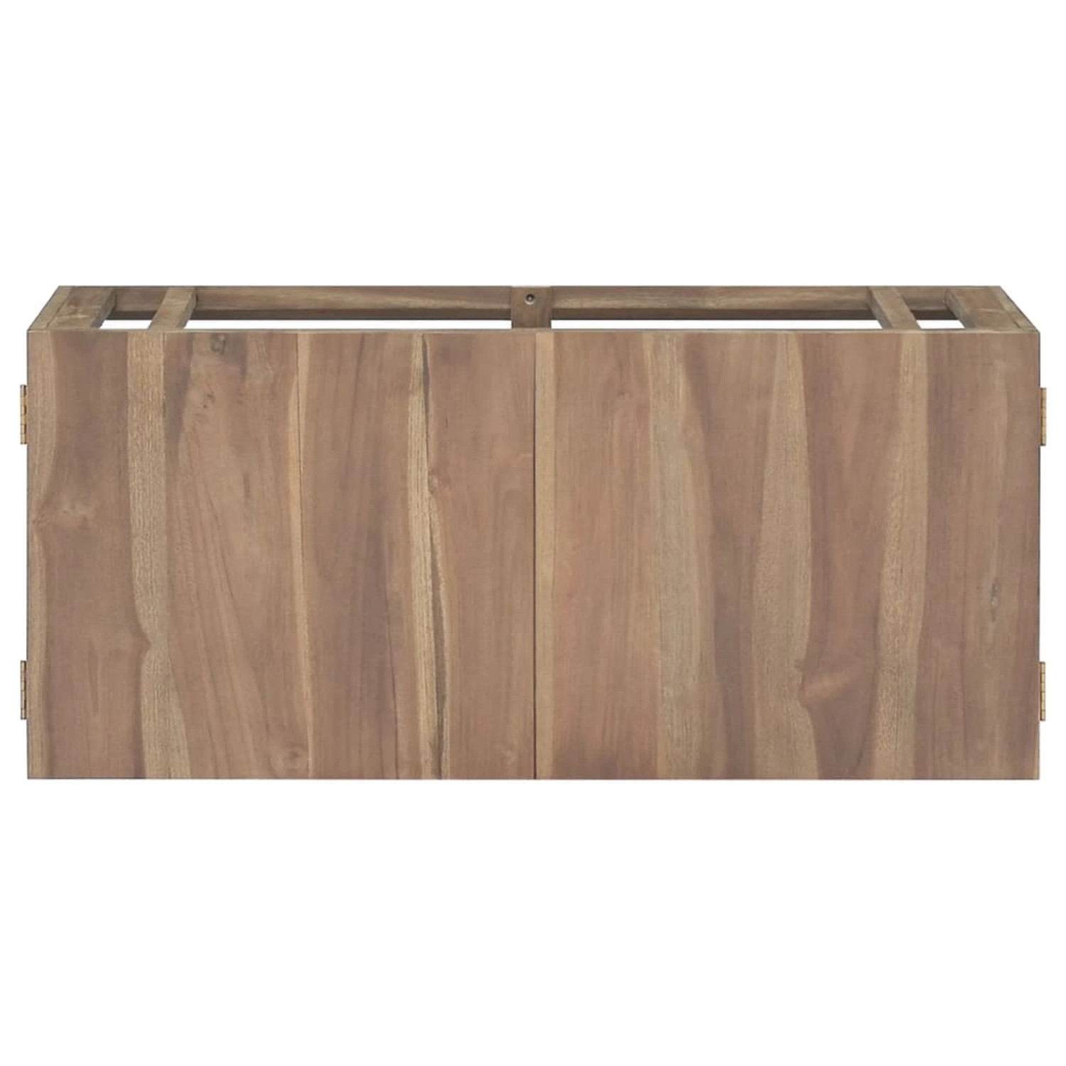 vidaXL Wand-Badschrank 90x39x40 cm Massivholz Teak von VIDAXL