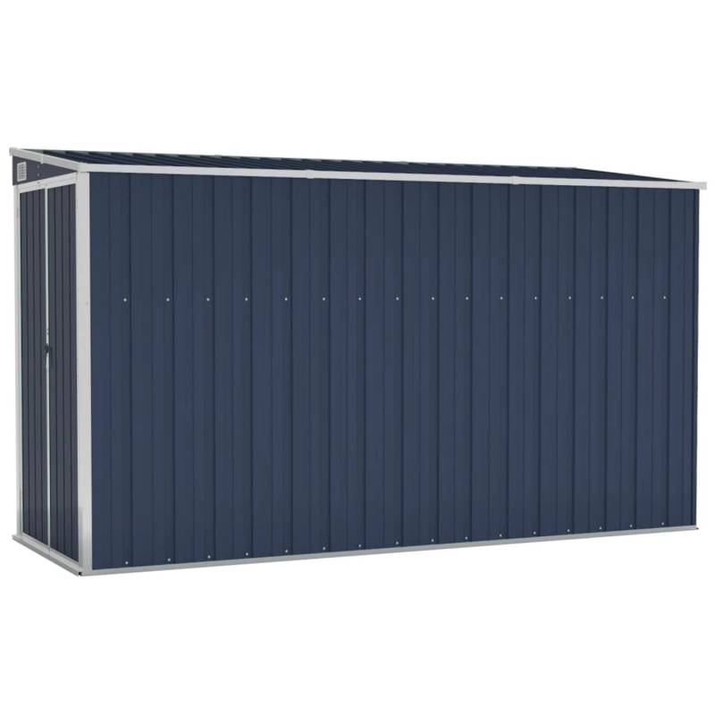vidaXL Wand-Geräteschuppen Anthrazit 118x288x178 cm Stahl 1085120 von VIDAXL
