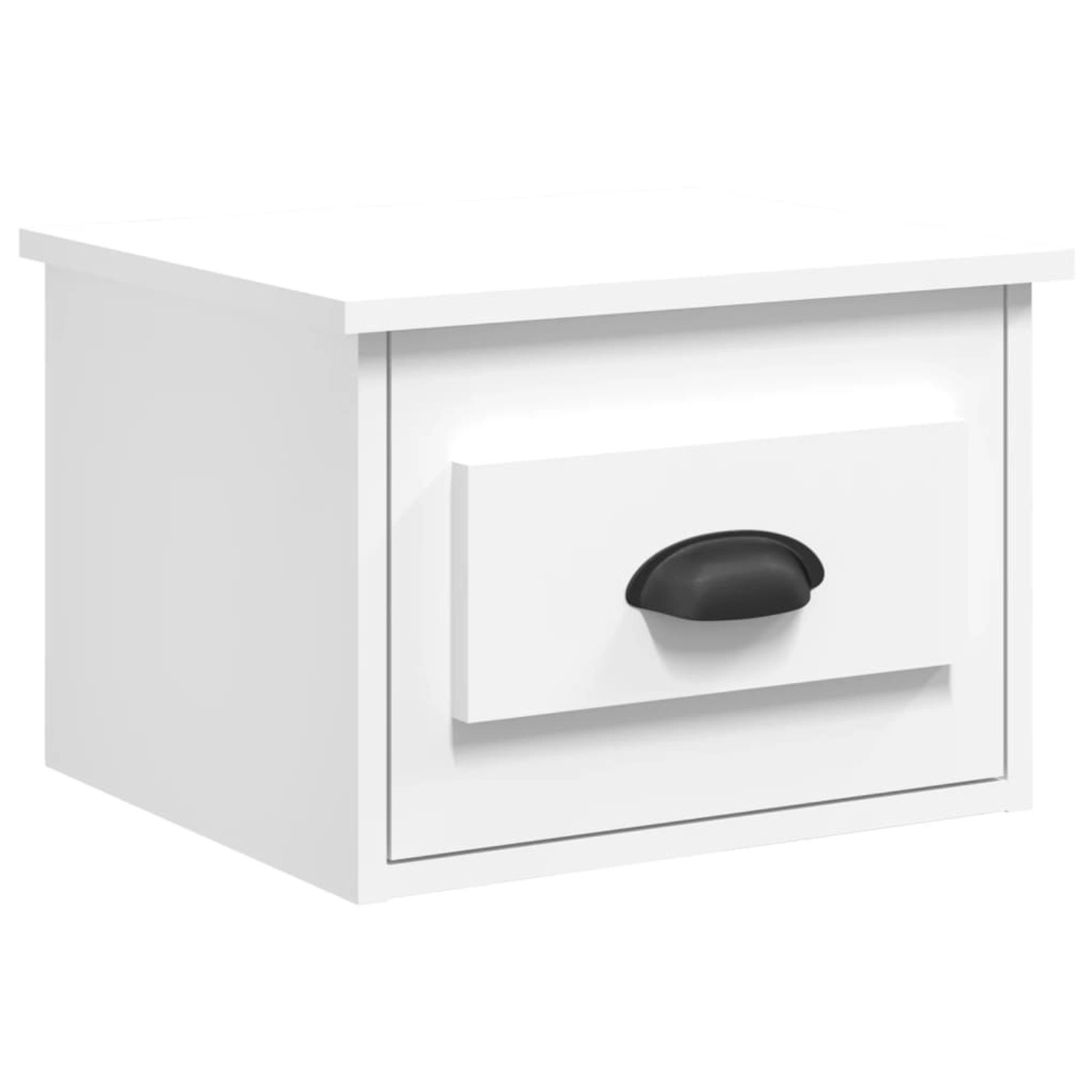 vidaXL Wand-Nachttisch Weiß 41,5x36x28 cm von VIDAXL