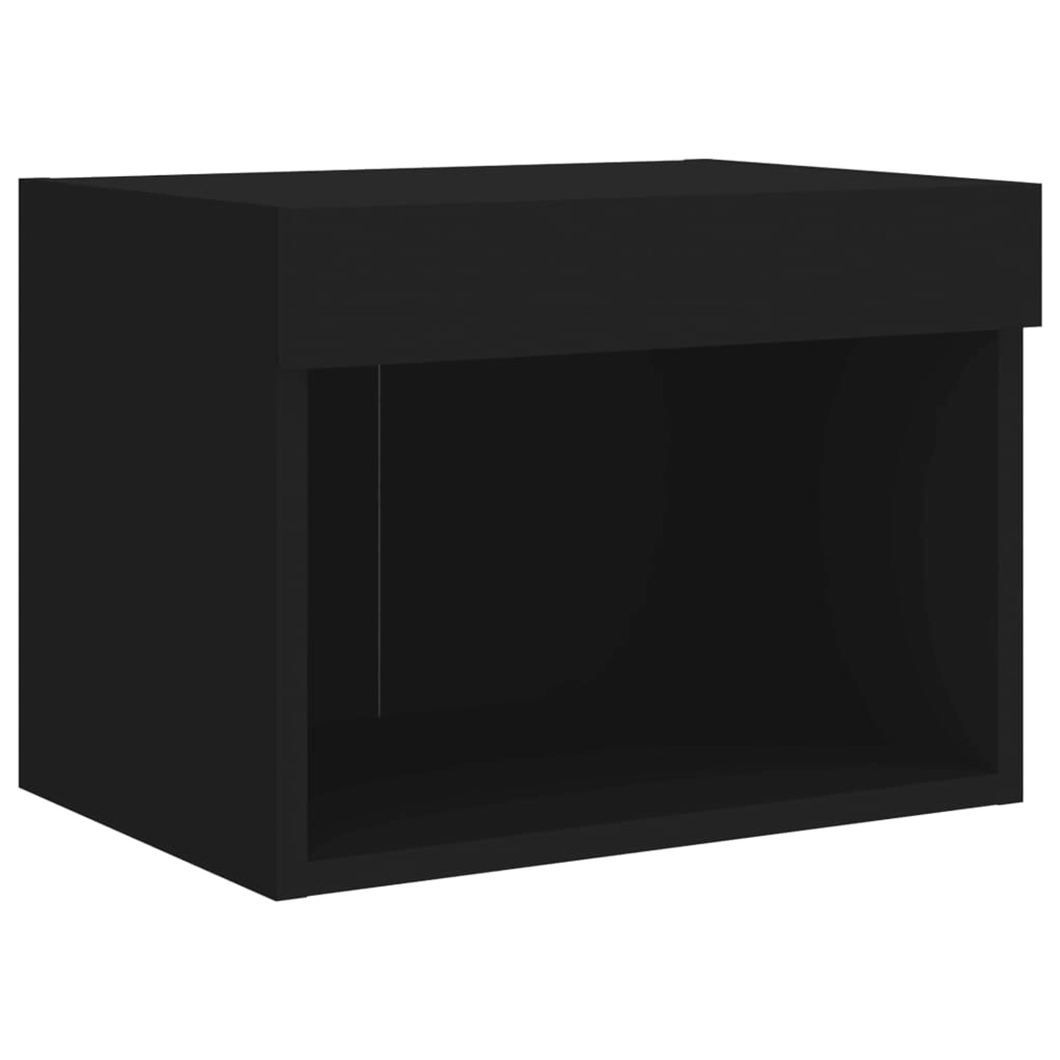 vidaXL Wand-Nachttisch mit LED-Leuchten Schwarz Modell 1 vidaXL Wand-Nachttisch mit LED-Leuchten Schwarz Modell 1 von VIDAXL