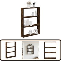 vidaXL Wandregal Räuchereiche 43x9x60 cm Holzwerkstoff von VIDAXL