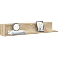 vidaXL Wandregale 2 Stk. Sonoma-Eiche 100x16,5x16,5 cm Holzwerkstoff von VIDAXL