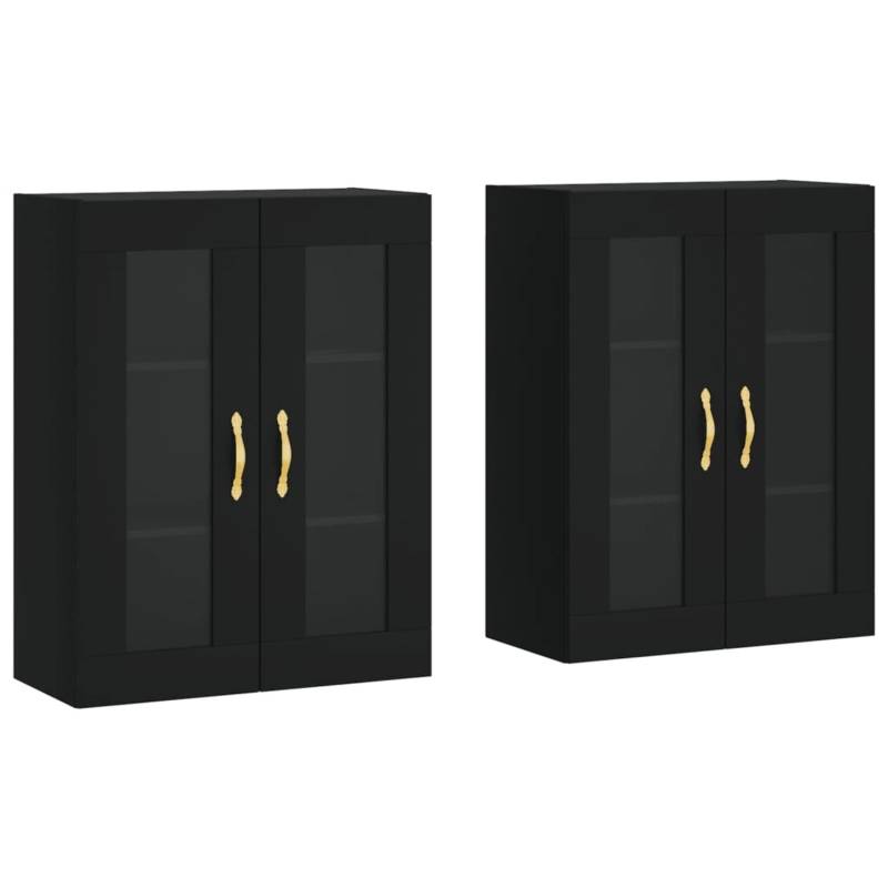 vidaXL Wandschränke 2 Stk Schwarz Holzwerkstoff 3197922 vidaXL Wandschränke 2 Stk Schwarz Holzwerkstoff 3197922 von VIDAXL