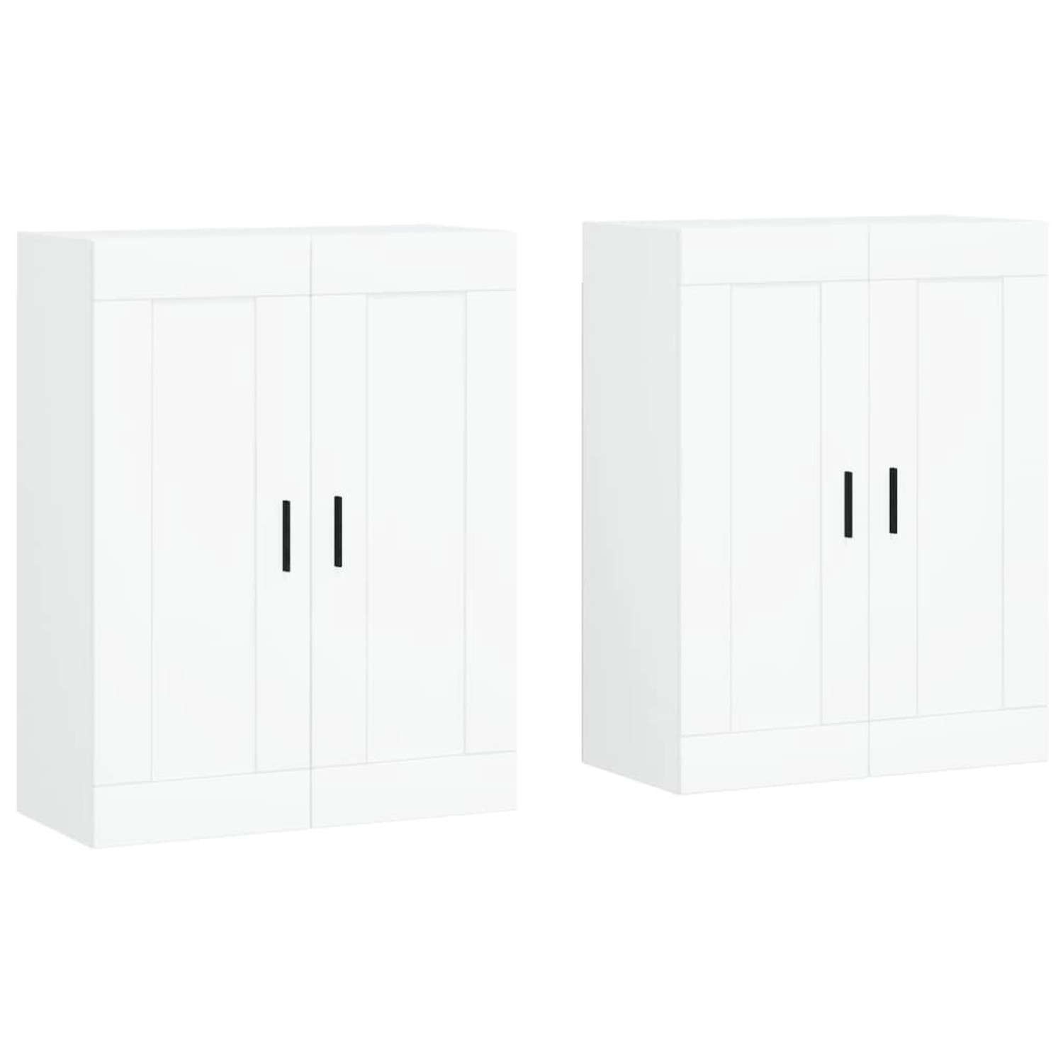 vidaXL Wandschränke 2 Stk Weiß Holzwerkstoff 3198033 vidaXL Wandschränke 2 Stk Weiß Holzwerkstoff 3198033 von VIDAXL