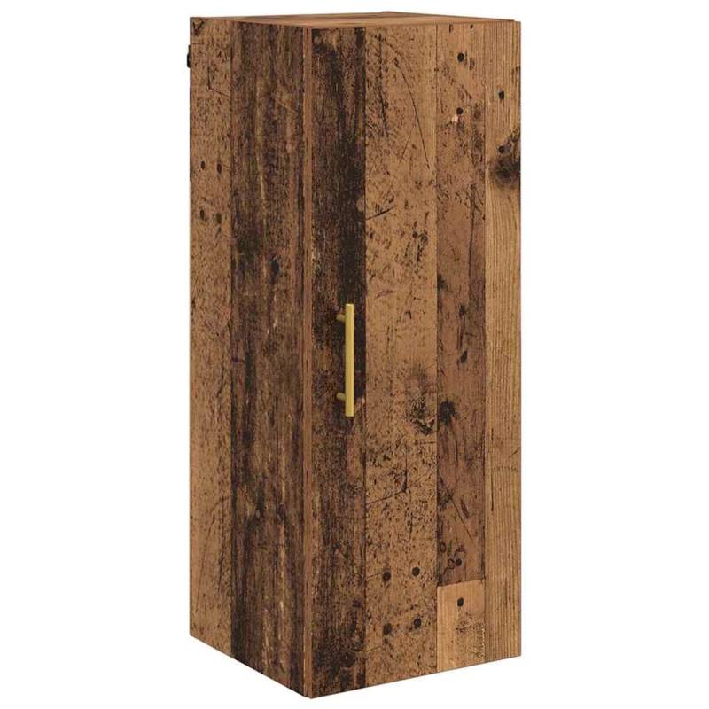 vidaXL Wandschrank Altholz 34,5 x 34 x 90 cm Holzwerkstoff 882604 von VIDAXL