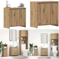 vidaXL Waschbeckenunterschrank Artisan-Eiche 60x33x60 cm von VIDAXL