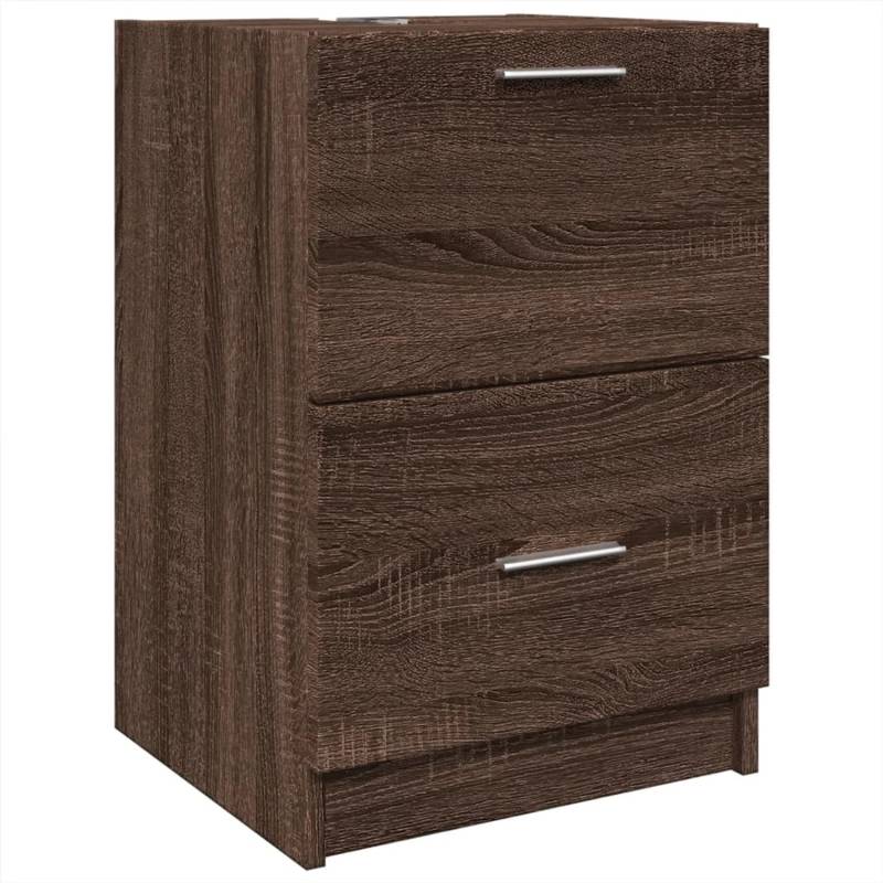 vidaXL Waschbeckenunterschrank Braun Eichen-Optik 40x37x59 cm vidaXL Waschbeckenunterschrank Braun Eichen-Optik 40x37x59 cm von VIDAXL