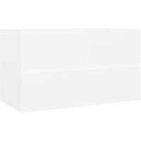 Waschbeckenunterschrank,Waschtischunterschrank Weiß 80x38,5x45 cm Holzwerkstoff vidaXL von BONNEVIE