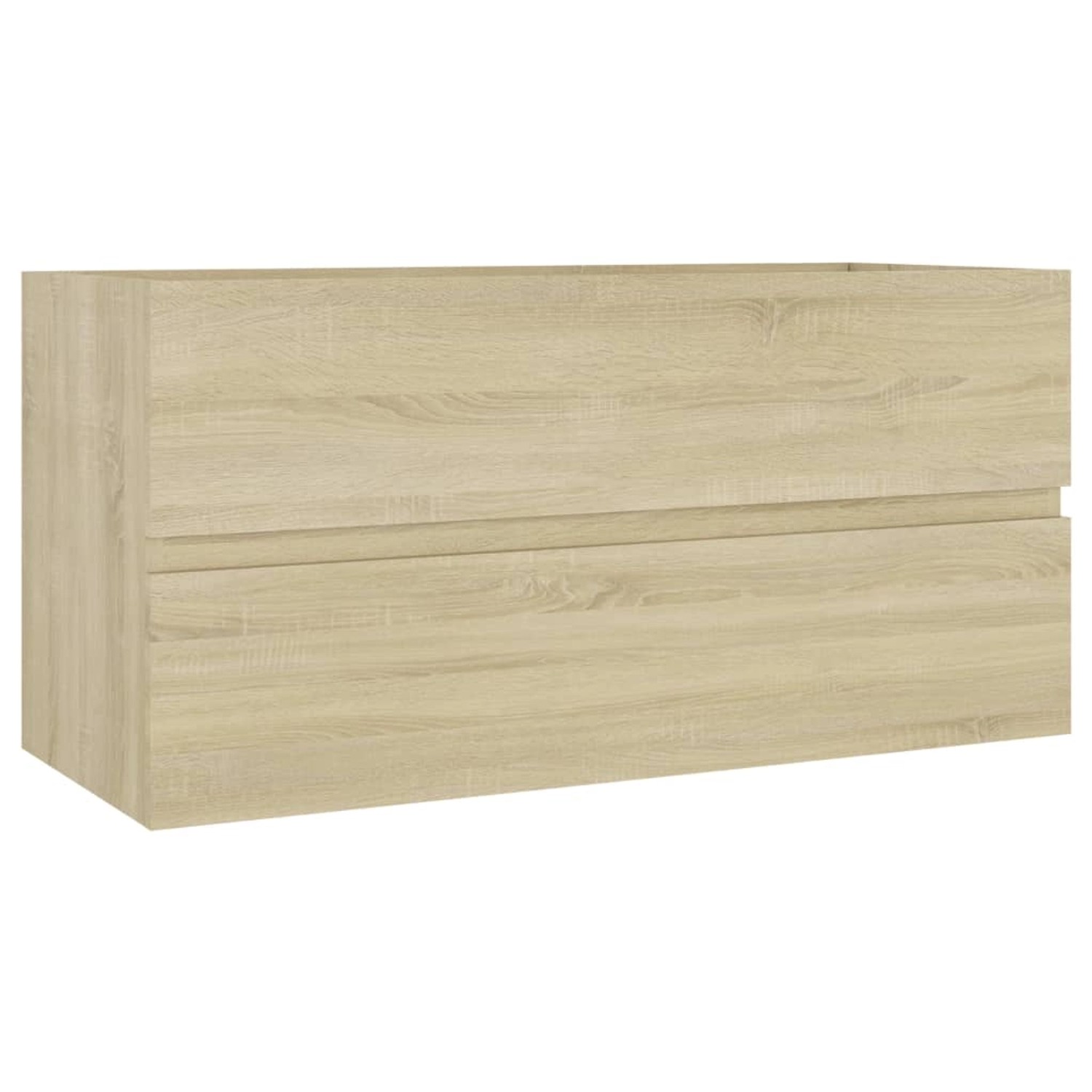 vidaXL Waschbeckenunterschrank Sonoma-Eiche 90x38,5x45cm Holzwerkstoff vidaXL Waschbeckenunterschrank Sonoma-Eiche 90x38,5x45cm Holzwerkstoff von VIDAXL