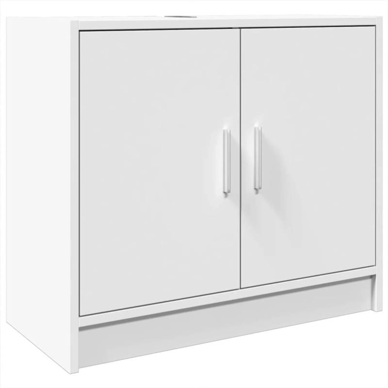 vidaXL Waschbeckenunterschrank Weiß 63x29x55 cm Holzwerkstoff Modell 1 von VIDAXL