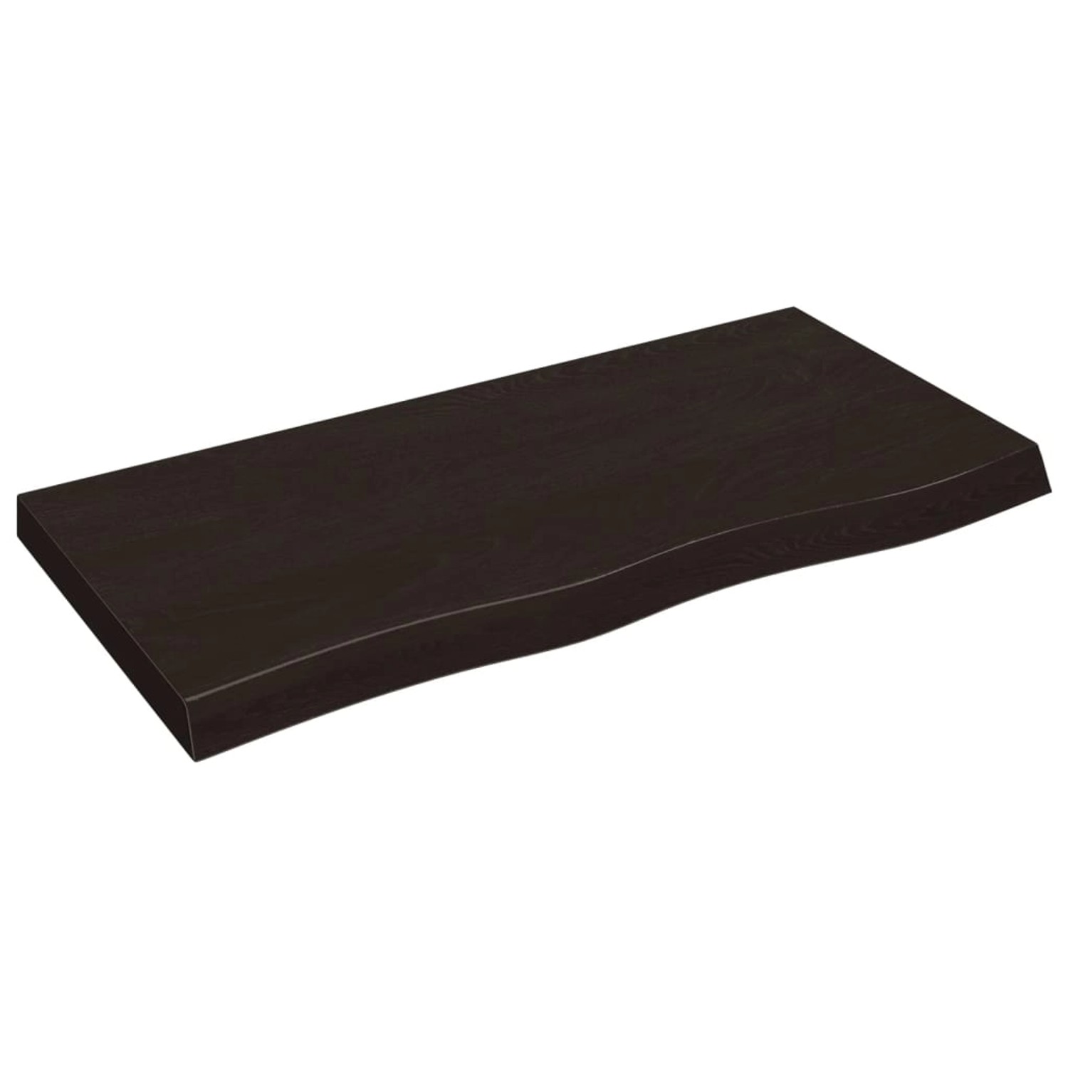 vidaXL Waschtischplatte Dunkelgrau 100x50x6 cm Massivholz Behandelt vidaXL Waschtischplatte Dunkelgrau 100x50x6 cm Massivholz Behandelt von VIDAXL