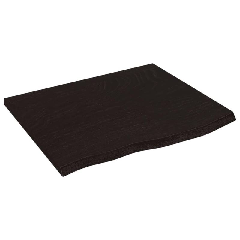vidaXL Waschtischplatte Dunkelgrau 60x50x2 cm Massivholz Behandelt vidaXL Waschtischplatte Dunkelgrau 60x50x2 cm Massivholz Behandelt von VIDAXL